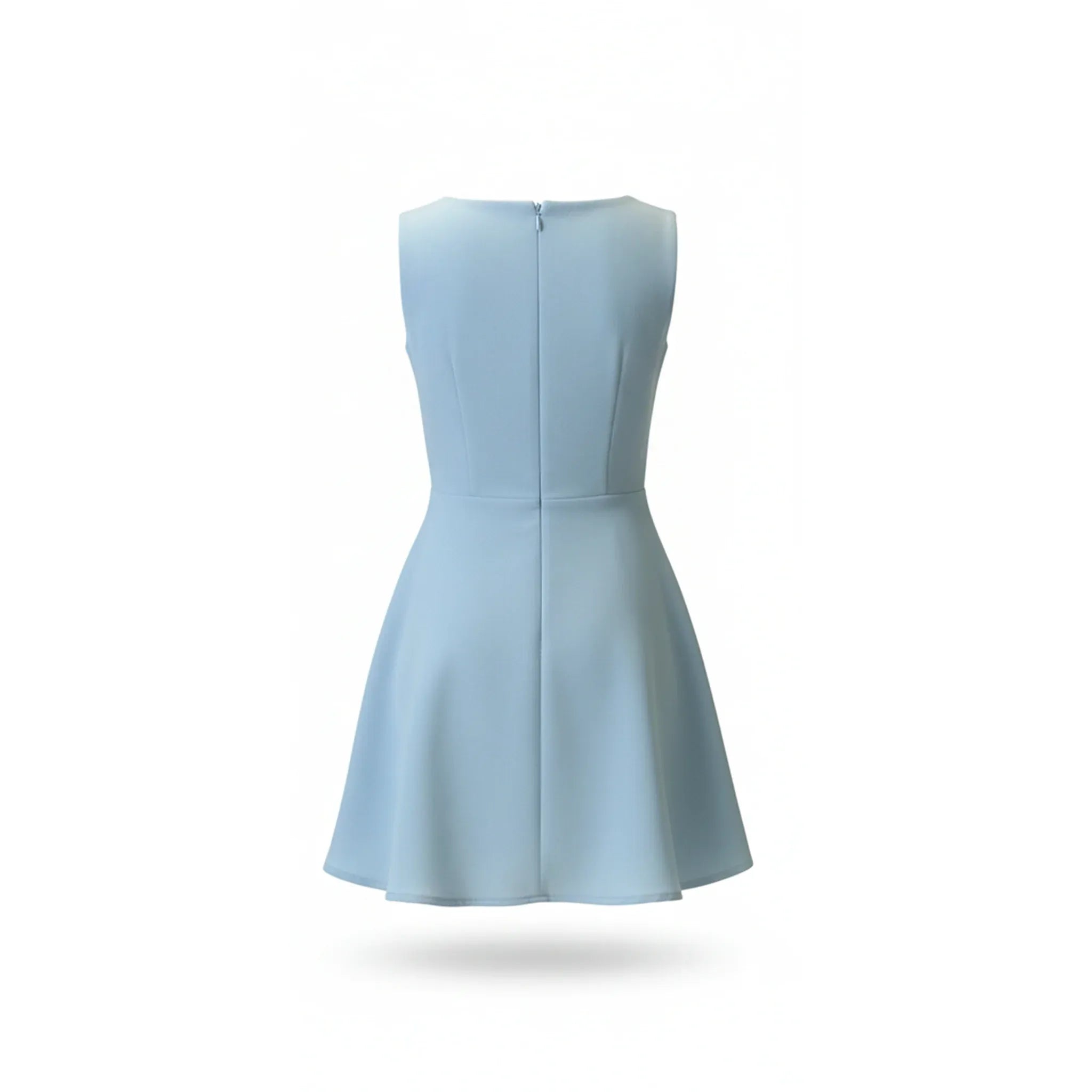 Fitted Flared Mini Dress