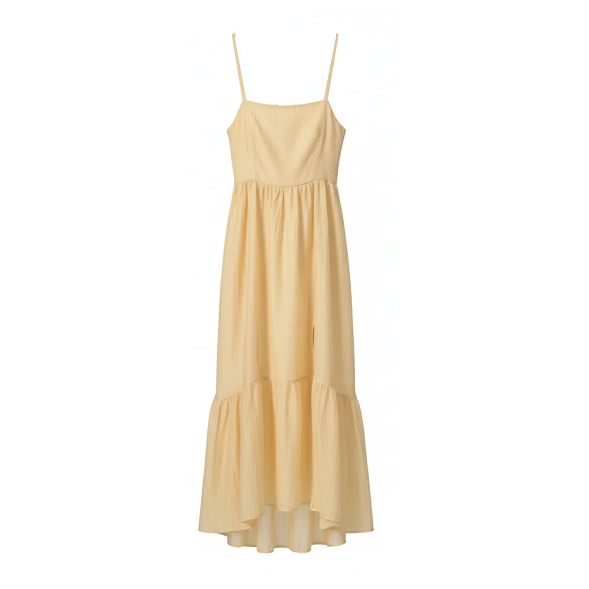 Light Gold Midi Dress