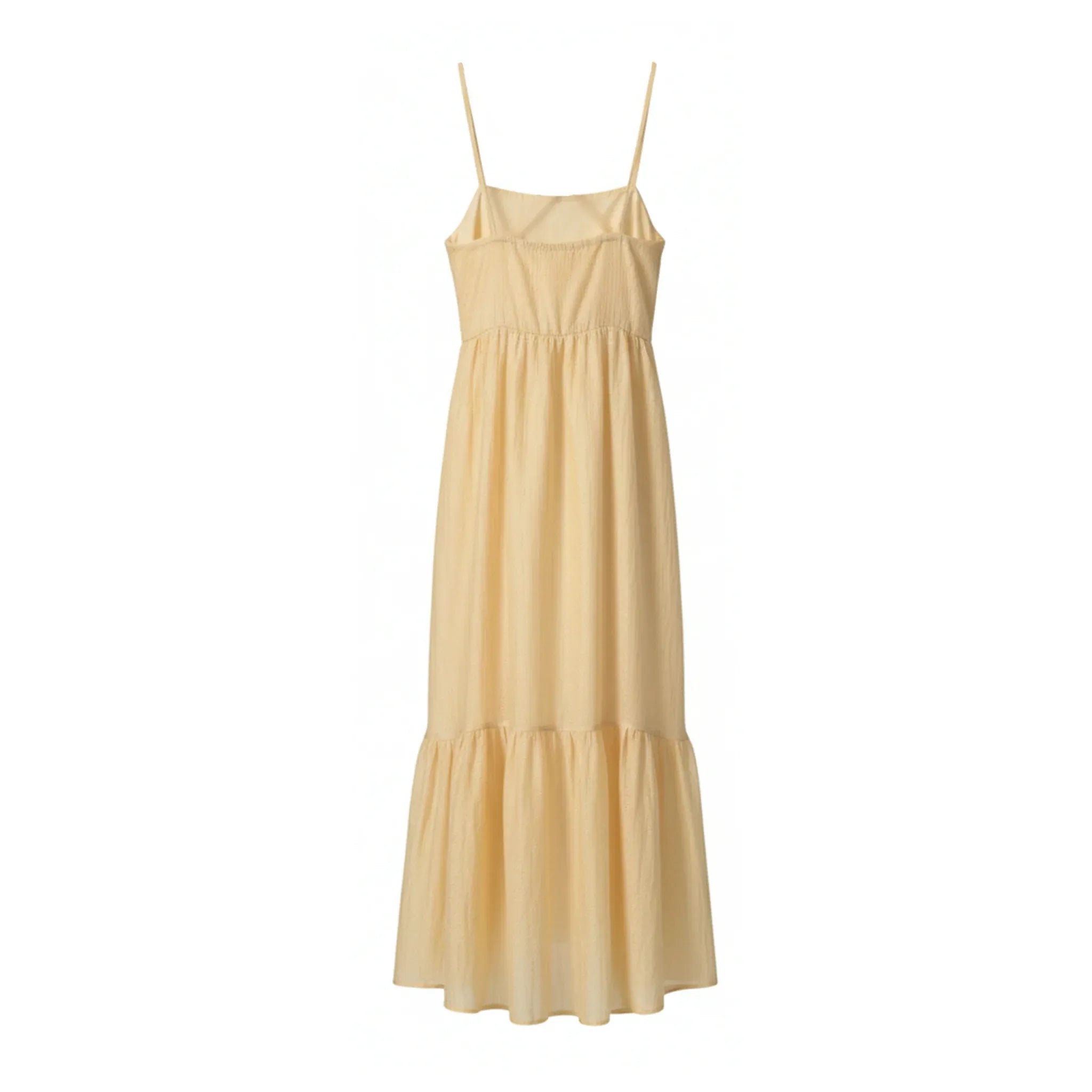 Light Gold Midi Dress