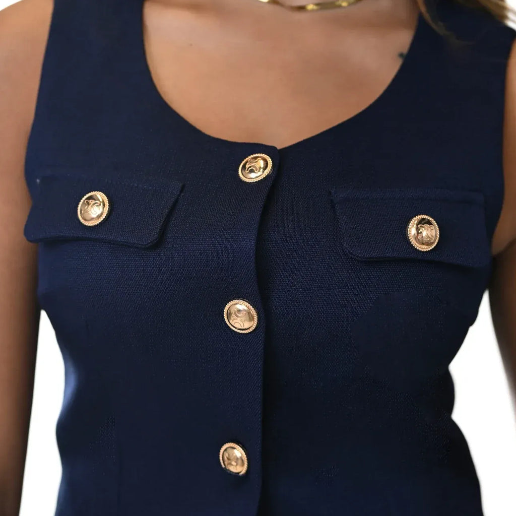 Pleated Mini Skirt Set